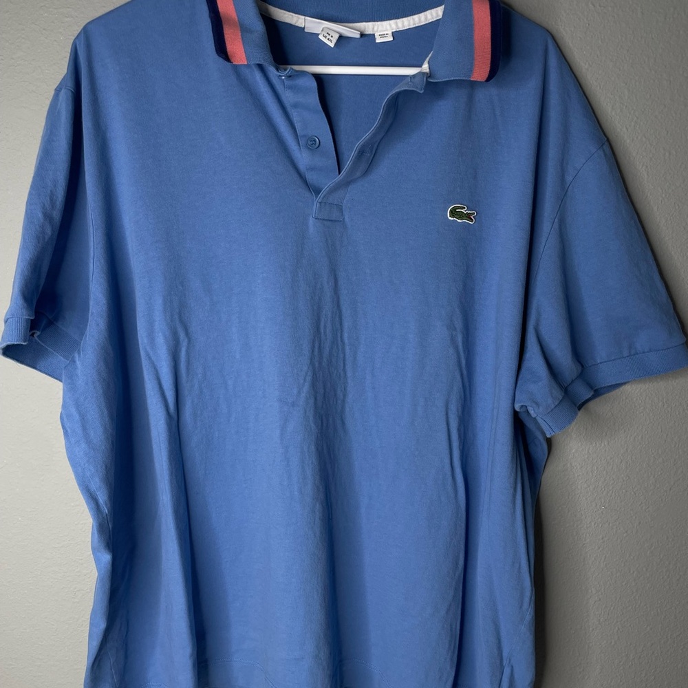 Lacoste Men's Polo Shirt in Burnt Blue Regular fit 4XL FR9
